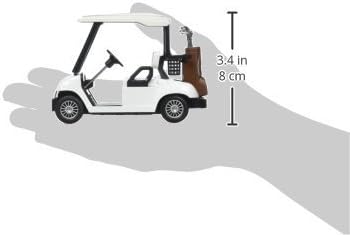KiNSFUN Golf Cart 4½" Die Cast Metal Model Pullback Action Toy