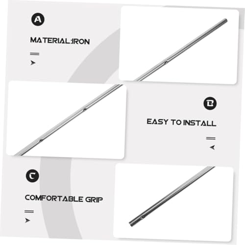 Abaodam 2pcs Foosball Table Replacement Rods Durable Iron Handles for Soccer Game Table Easy Setup and Operation Strong and Convenient Accessory