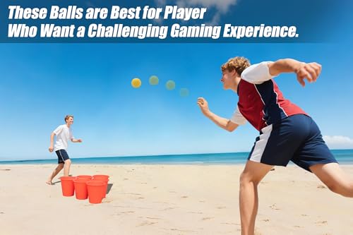 Bucket Toss Replacement Balls 3 Pack for Outdoor Yard Game - style: Racquetball
