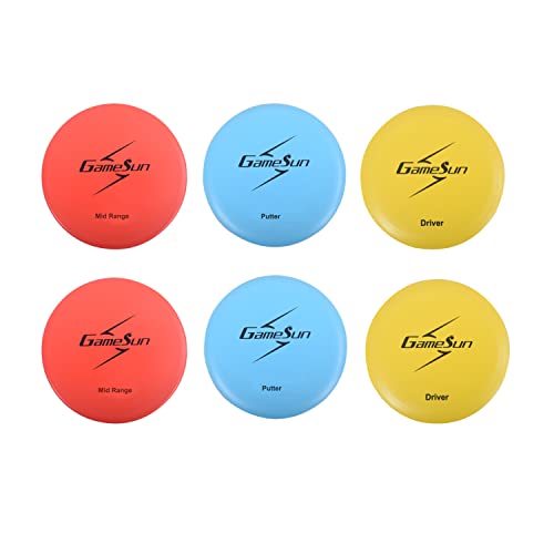 Disc Golf Set with 6 Discs and Mini Disc,Starter Disc Golf Bag,Towel - color: Black