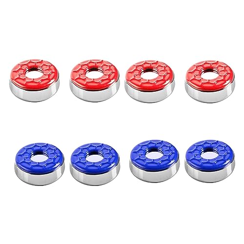 8 Pieces Shuffleboard Pucks Table Rollers Replacements Smooth Edge High Density Board Material Portable Design Suitable for Indoor Outdoor Party