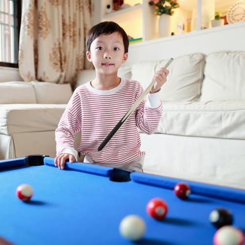 ibasenice Kids Pool Cue Stick 18.9 Inch Mini Short Billiard Cue Lightweight Childs for Pool Table Practice and Game Room