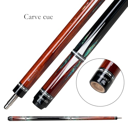 Carbon Fiber Pool Cue,11.8mm/12.5mm Low Deflection Cue Stick,Professional Pool Stick with Case - color: X4, size: 11.8mm
