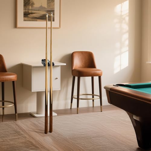 Cue Rest - Portable Weighted Billiard Cue Rack with Chalk Holder (2 Holes) - style: 2 Holes