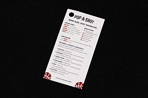 Pop-A-Shot - Home Dual Shot with NCAA Graphics l Sensor Scoring l 16 Game Modes l 7 Balls l Foldable Storage l for All NCAA Fans - style: Auburn Tigers