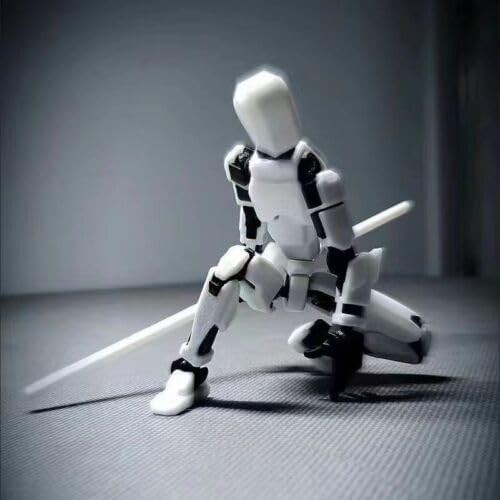 Feetcant Titan 13 Action Figure,2026 New Lucky Robot 13 Action Figures,3D Printed Action Figures for Boys(White-1pc)