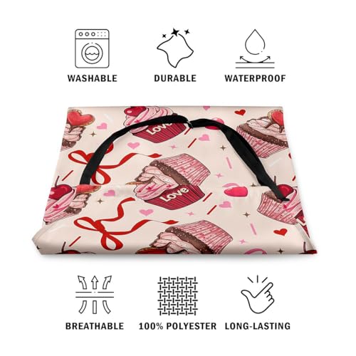 Castle Fairy Cute Rabbit Deer Kitchen Apron - color: Cake Red Bow