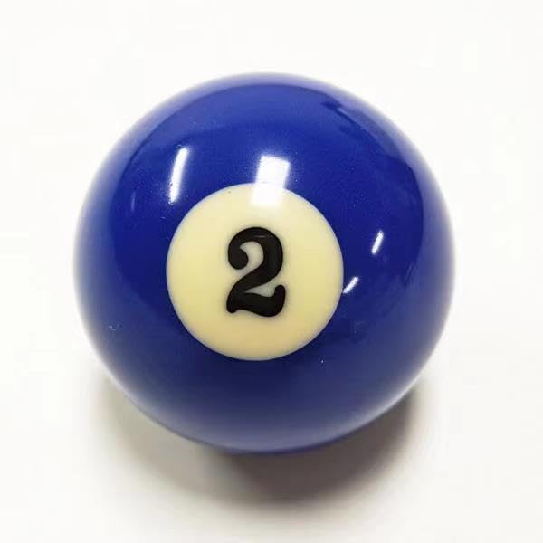 Replacement Pool Ball,Replacement Eight Ball, 2-1/4" Regulation Size Billiard, Regulation Weight,15 Object Balls - color: 2