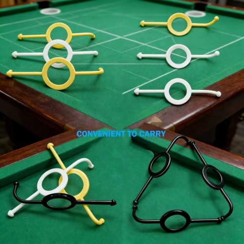 3PCS Billiards Training Aids,Precision Aiming Aid, Angle Trainer, Sight Guide, and Ball Marker for Beginners to Intermediate Players