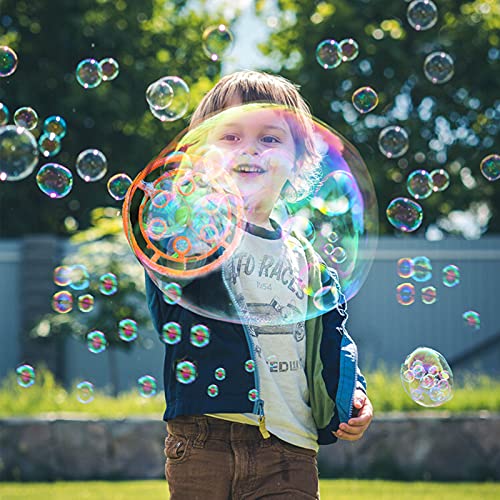 IFLOVE Dinosaur Bubble Gun for Kids 3-8, Bubble Machine Blower Toy (Green) | Bubble-in-bubble effect, Easy-Grip Dinosaur Bubble Gun Fills Summer Playtime and Party Favors With Colorful Bubbles - color: Green