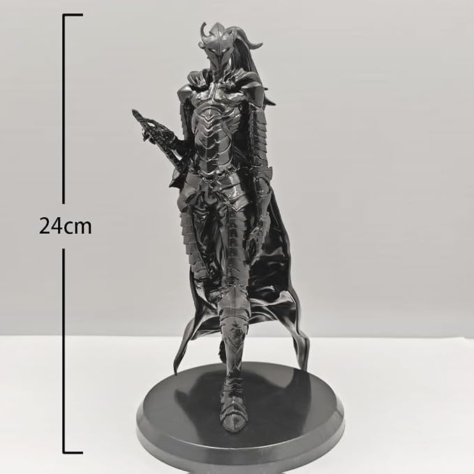 2pcs Igris Figure Black and Red Styling Standing Pose Action Figures PVC Statue 9.45" Sung Jin Woo Figurine Desktop Collections