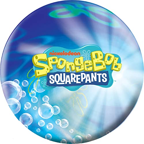 On The Ball Bowling Spongebob Themed Undrilled Bowling Ball - color: Spongebob & Jellyfish, size: 15 lbs