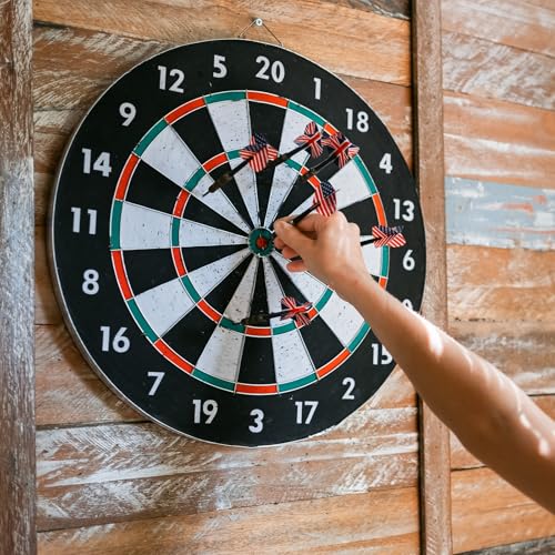 Plastic Dart Tips, 2BA Thread Soft Tip Dart Accessories 30 Pack & Black/Red/Blue