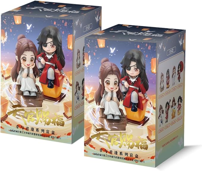 Heaven Official Blessing Hua Cheng Xie Lian Chibi Figure Blind Box Anime Gift (Fourth Set)
