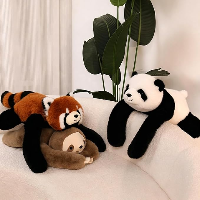 17.7 inch Red Panda Weighted Stuffed Animals, Weighted Plush Animal, Cute Soft Plush Toy Pillow Hugging Plushie Birthday Gifts for Kids Adults