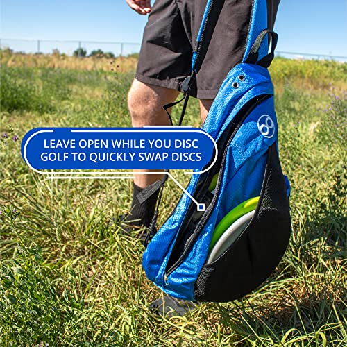 Disc Golf Backpack Slinger Bag | 6-12 Discs | Multiple Colors - color: Gray