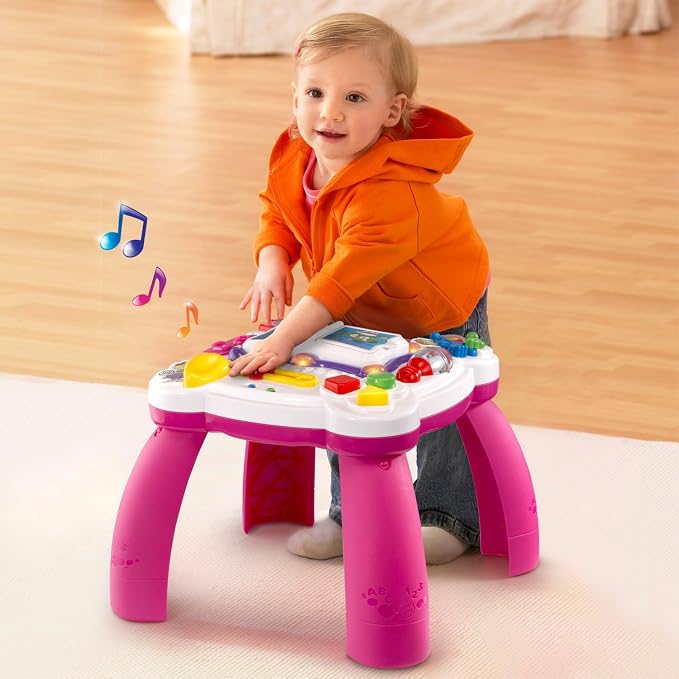 LeapFrog Learn and Groove Musical Table (Frustration Free Packaging), Pink