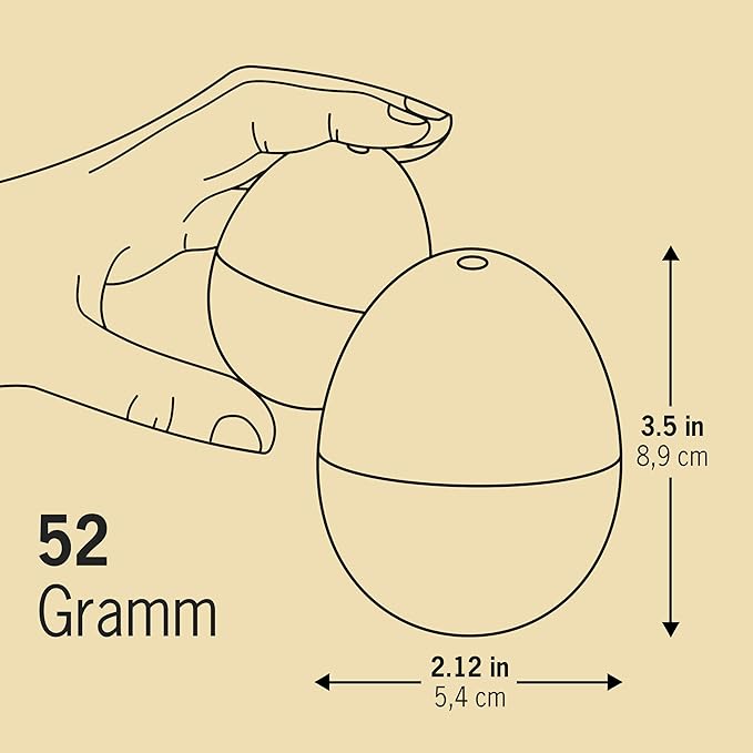 90s BeepEgg β Egg Timer for Boiling Eggs β Musical Egg Cooker for Soft, Medium, Hard Boiled Eggs β Food Safe β Singing Floating Egg Timer β Egg Cooker for 3 Levels of Doneness - Brainstream