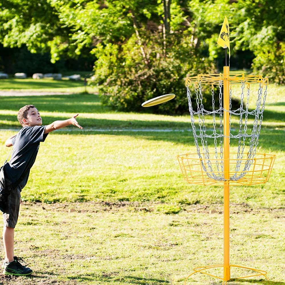 Hive Disc Golf Practice Basket Cross Chains