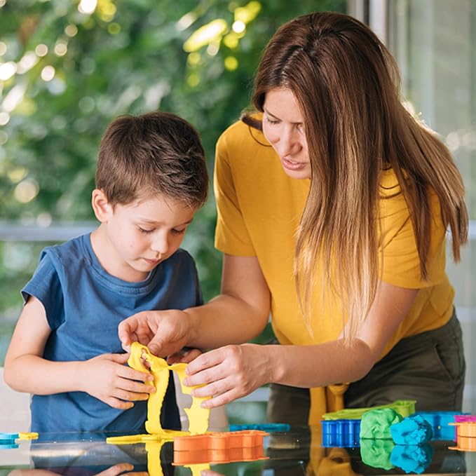 ESSENSON Air Dry Clay - 136 Colors Modeling Magic Clay, Best Gift for Boys & Girls Age 3-12 Year Old, DIY Molding Kids, with Sculpting Tools, Decoration Accessories, Kids Art Crafts