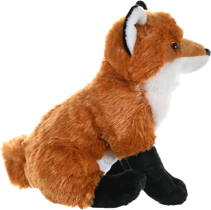 Wild Republic Red Fox Plush, Stuffed Animal, Plush Toy, Gifts For Kids, Cuddlekins 12" (10944)