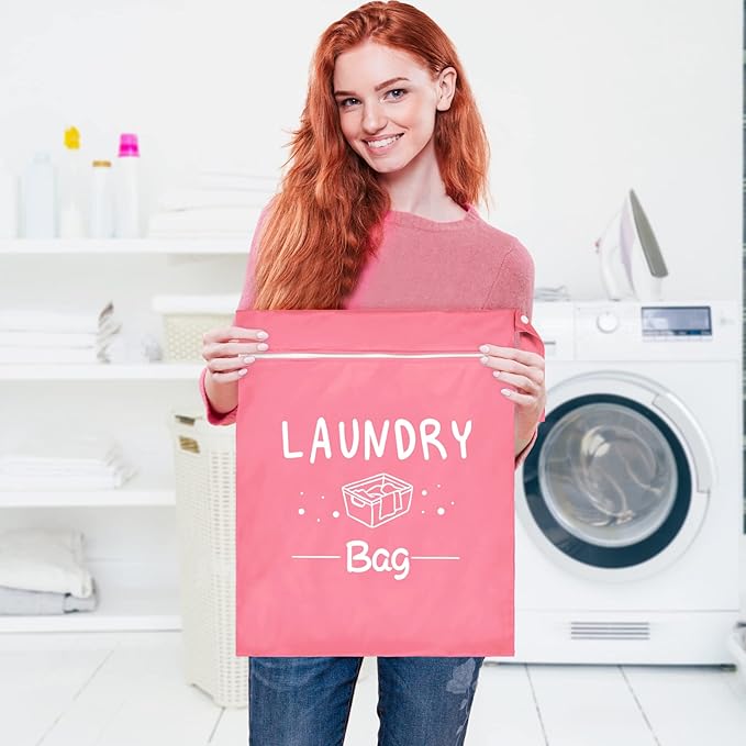 2 Pcs Large Travel Laundry Bag Waterproof Wet Dry Bag Washable Dirty Clothes Bag Bathing Suit Workout Bag for Gym Clothes Laundry Wet Clothes Swimming Yoga