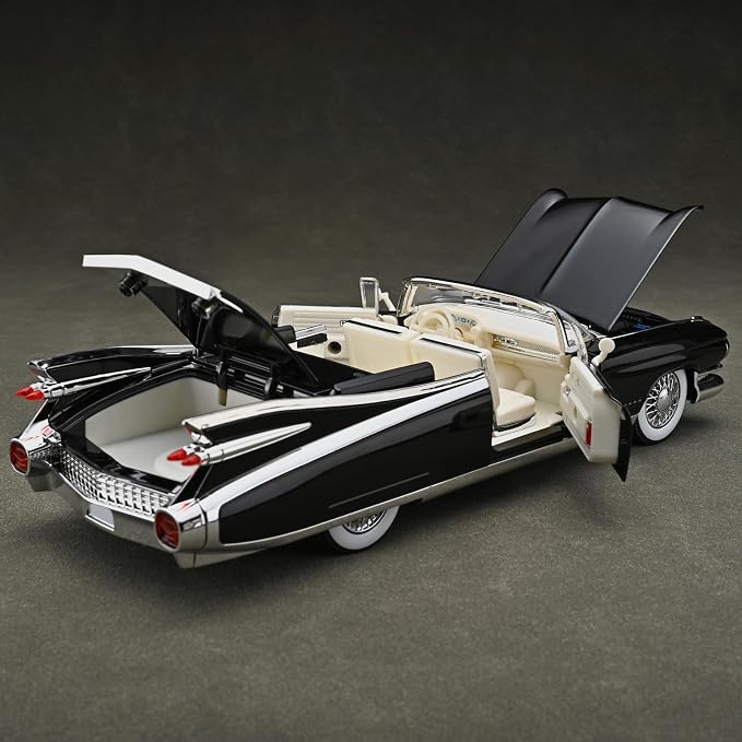 RZAPE Toy Car Models 1/24 Diecast Cars Eldorado Metal Model Car Carros De Coleccion,Model Cars Kits for Adults and Boys,Pull Back Car with Lights and Sounds,Toy Cars for Boys Age 4-7(Black)