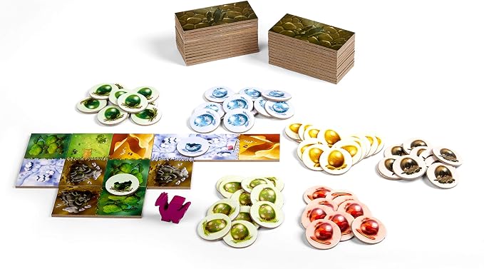 Tabletop Strategy Game, My First Kingdomino, Fun Kids & Adults Family Fantasy Board Game, 2-4 Players, Ages 5+, Dragomino by Blue Orange Games
