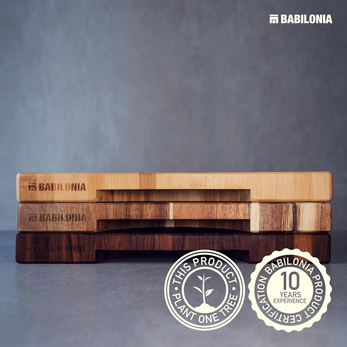 American Black Walnut Cutting Board (ExtraThick 1.7"), Premium Quality & Professional Butcher Block. Heavy Duty End Grain Wood Chopping Board 19.7"L x 12.2"W (Oil bottle & Plate included)