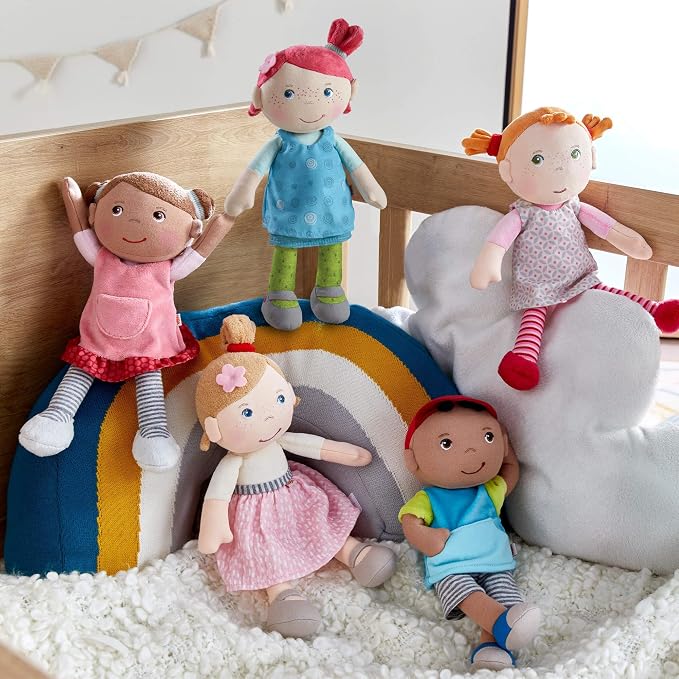 HABA Snug Up Camilla - 10" Soft Doll, Machine Washable - Perfect Snuggly First Soft Baby Doll and Toddler Plush Figure for 6 Months and Up