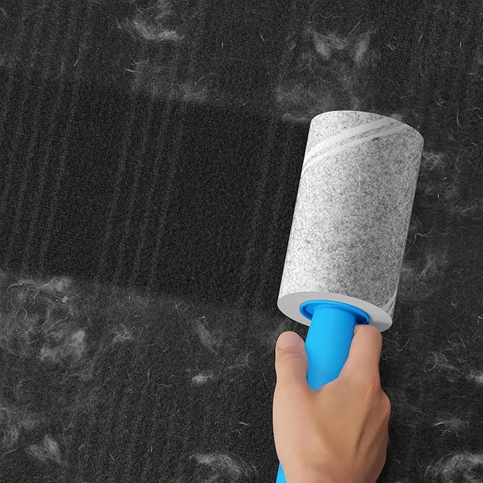Extra Sticky Lint Roller, Mega Value Set 400 Sheets for Pet Hair Removal, Dog and Cat Lint Remover for Clothes, Furniture, Carpet