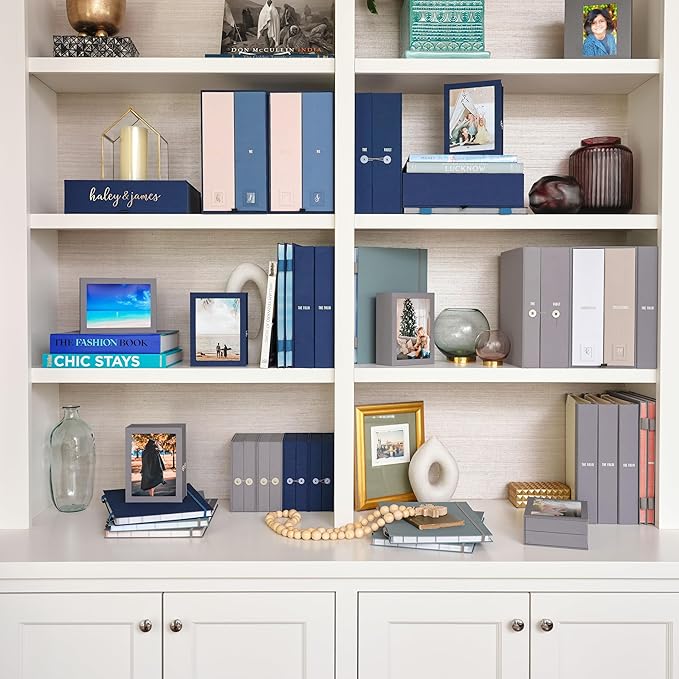 Savor | All-in-One Desk Organizer | Blue – Keep Desk, Office, and Home Organized All-in-One Storage System for Important Files, Documents, Stationery, and Office Supplies