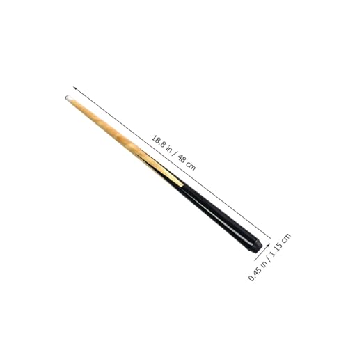 Lightweight Pool Cue Stick Short Billiard Cue for Beginners Teens Students Design with Comfortable Grip for Practice Compact Tables