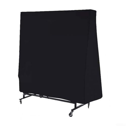 Pong Table Cover 420D Waterproof Outdoor Indoor Protection with Windproof Straps for Foldable Table Tennis Tables 165x70x185cm