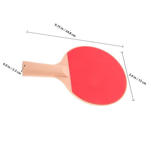 GALPADA Outdoor Table Tennis Set Plastic Elasticity Paddles with Comfortable Grip and Bright Balls for Pong Game and Competition
