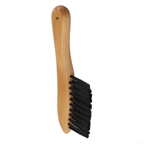 Pool Table Brush Set, Wood Bristle Cleaning Tool with Cloth, Sweeps Dust and Chalk for Billiard Table Maintenance