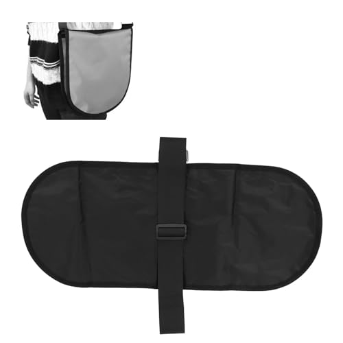 VBESTLIFE Discus and Shot Put Carrier Bag, Waterproof Oxford Fabric Shot Put Dual Storage Bag with Adjust Strap for Track Field - color: Black