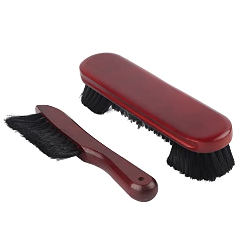 2 Pieces Pool Pool Billiard Table Hair Brush Sweep Rail Clean Tool Cleaning Set Brush to Prevent Dirt on Felt for Playroom