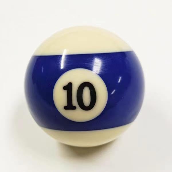 Replacement Pool Ball，Replacement Eight Ball, 2-1/4" Regulation Size Billiard, Regulation Weight，15 Object Balls - color: 10