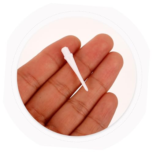 POPETPOP Soft Head Soft Tip Supplies Replacement Soft Tip Flights with Accessories Point Wear-Resistant Tips Soft - color: White
