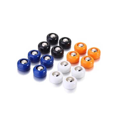 16Pcs Mini Shuffleboard Pucks Shuffleboard Rollers Set 25mm Tabletop Sliding Pucks Shuffleboard Table Pucks for Kids Adults