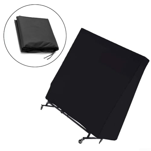 Pong Table Cover 420D Waterproof Outdoor Indoor Protection with Windproof Straps for Foldable Table Tennis Tables 165x70x185cm
