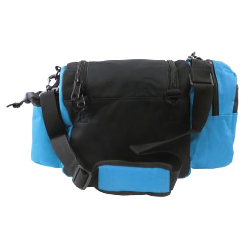 Fade Crunch Disc Golf Bag – Compact, Durable, and Lightweight Disc Storage - color: Sky Blue