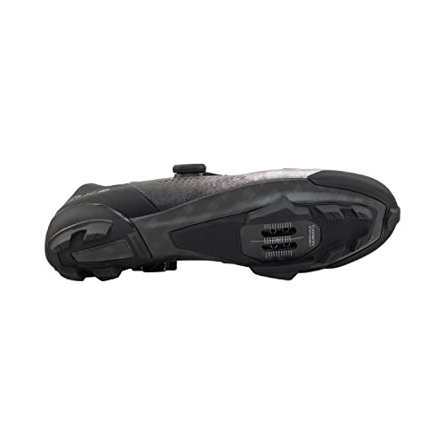 SHIMANO SH-RX801 Men’s Ultralight High Performance Gravel Racing Shoe - color: Silver, size: 10-10.5