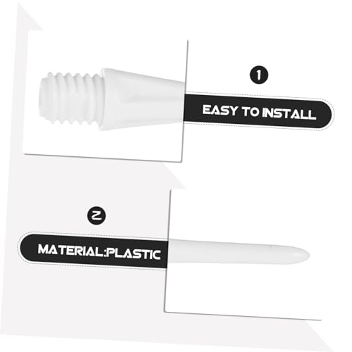KOMBIUDA 50Pcs Soft Tip Points for Electronic Durable Wear Resistant Replacement Accessories with Smooth Surface Compatible with Dart Corkscrew Threads