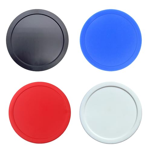 5Pcs 3inch Round Air Ice Hockey Pucks Air Hockey Replacement Pucks Heavy Hockey Tables Pucks Easy to Use Easy to Use - color: Blue