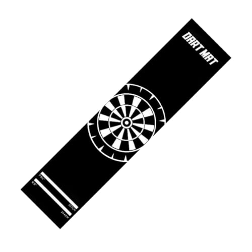 Dart Board Mat - Darts Mat,Heavy Duty Non-Slip Rubber Floor Protection Pad | Non Slip Carpet Darts for Game Room Recreation Center Sports Club Office Basement, - color: Aqua