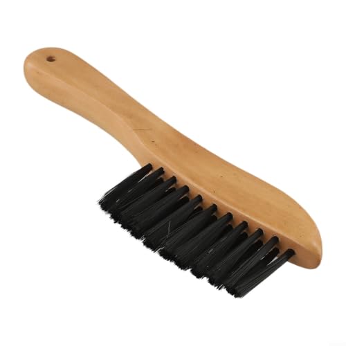 Pool Table Brush Set, Wood Bristle Cleaning Tool with Cloth, Sweeps Dust and Chalk for Billiard Table Maintenance