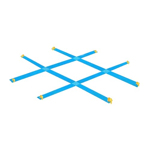 Bag Toss Game Giant Tac Toe Outdoor Toss Game Set Large Throwing Target Game Nylon Feature Suitable for Lawn Parties Outdoor, Blue A - color: Blue a