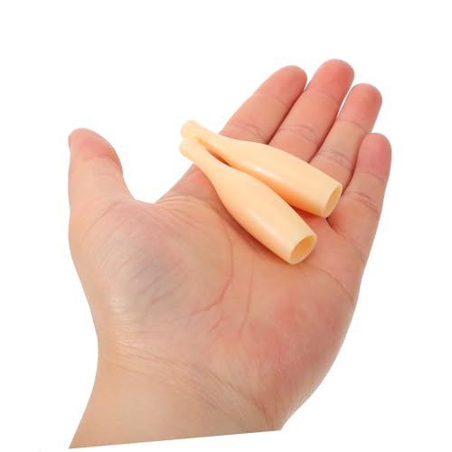 VICASKY 10Pcs Mini Bowling Pins Portable Tabletop Bowling Game Accessories for Fun Family Play Durable Plastic Small for Adults Easy to Store